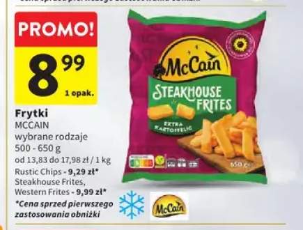 Frytki Steakhouse Frites McCain +2 warianty