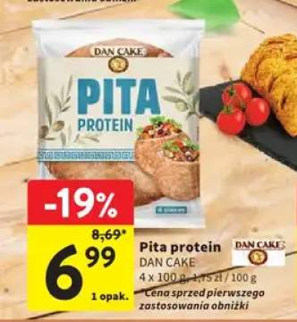Pita protein Dan Cake 4-pak 100 g