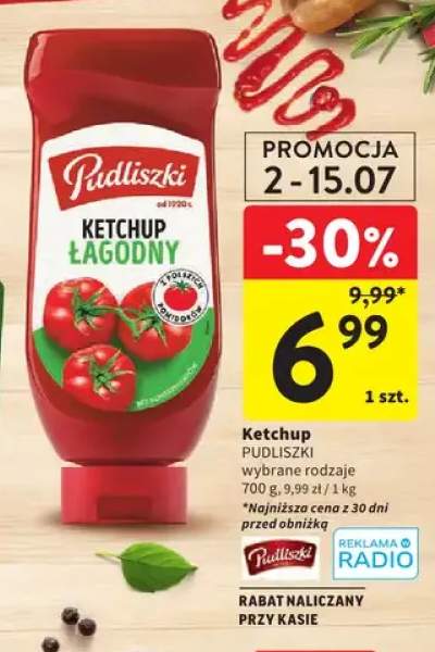 Ketchup łagodny Pudliszki
