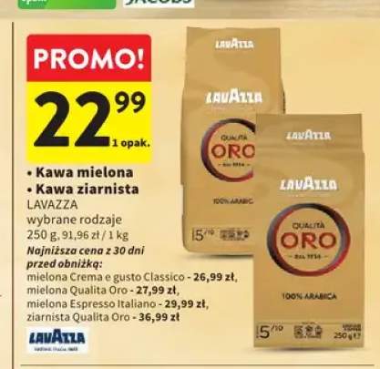 Kawa mielona Lavazza Crema e Gusto Classico +3 warianty