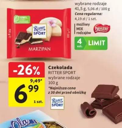 Czekolada Ritter Sport Marzipan