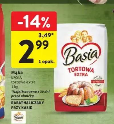 Mąka tortowa extra Basia