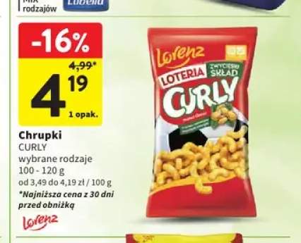 Chrupki orzechowe Curly Lorenz