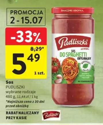 Sos Pudliszki wybrane rodzaje