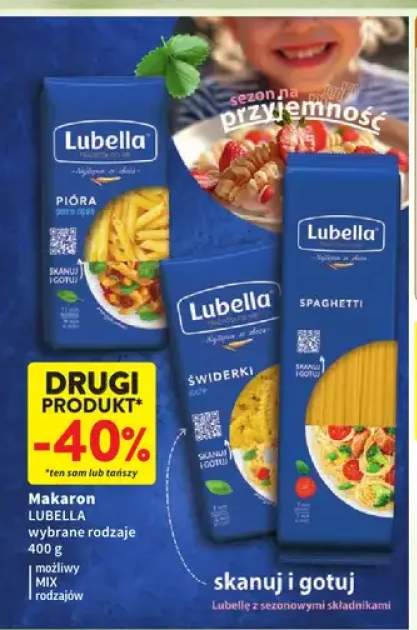 Makaron Lubella wybrane rodzaje