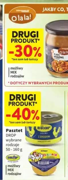 Pasztet Drop wybrane rodzaje