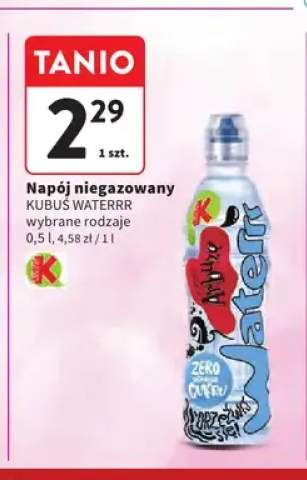Napój niegazowany Kubuś Waterrr arbuz
