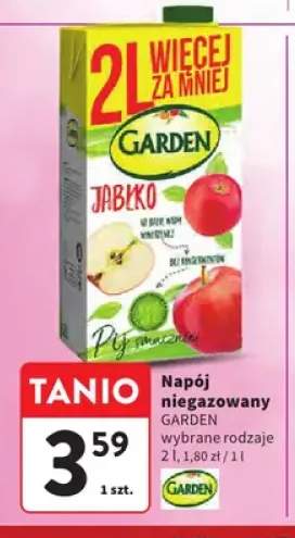 Napój niegazowany Garden Jabłko