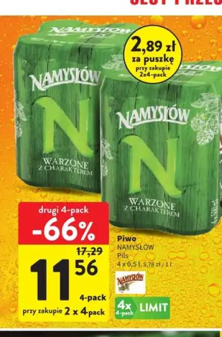 Piwo Namysłów Pils 4-pak
