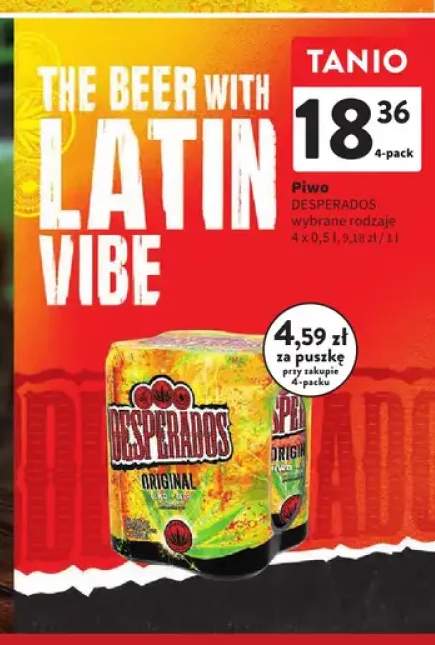 Piwo Desperados Original 4-pak