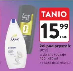 Żel pod prysznic Dove Hydrate +1 wariant
