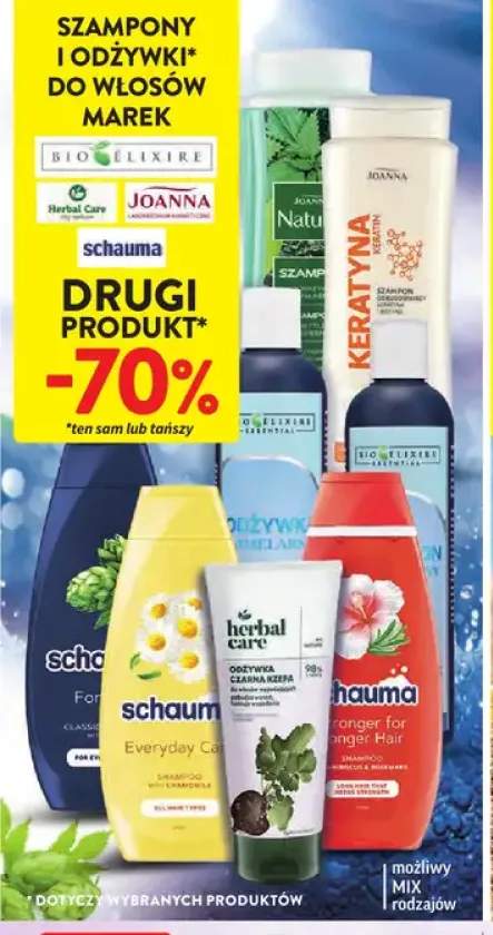 Szampony i odżywki do włosów Bio Elixire Joanna Herbal Care Schauma