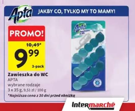Zawieszka do WC Apta