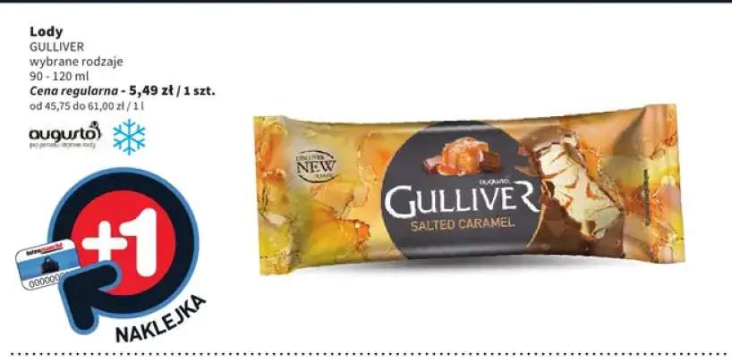 Lody Gulliver Salted Caramel