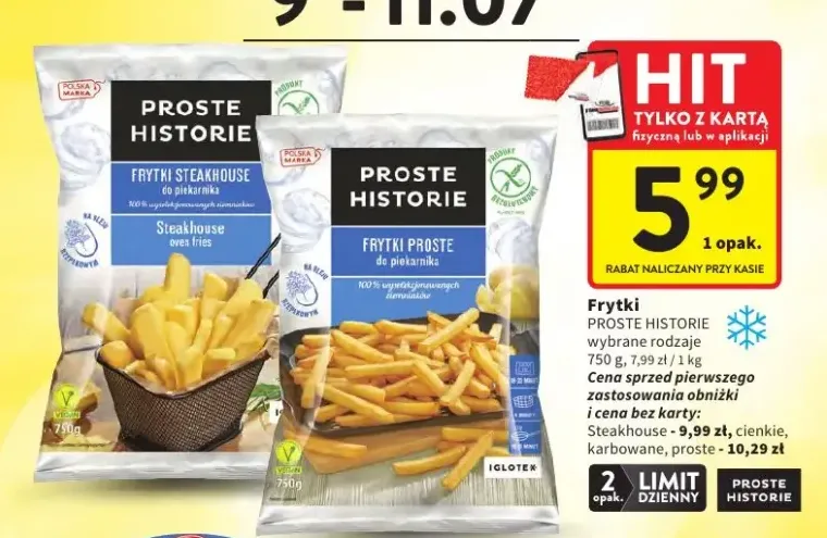Frytki Karbowane Proste Historie +3 warianty