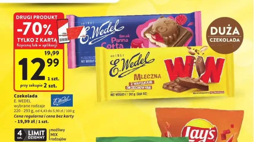 Czekolada E. Wedel Panna Cotta +1 wariant
