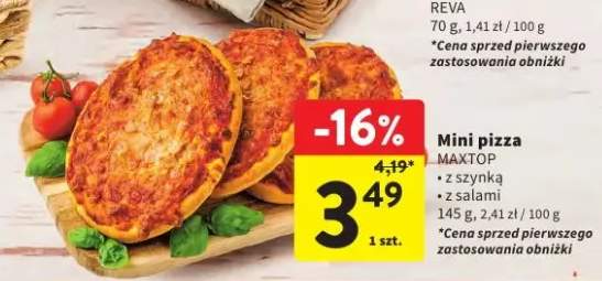 Mini pizza z salami Maxtop +1 wariant
