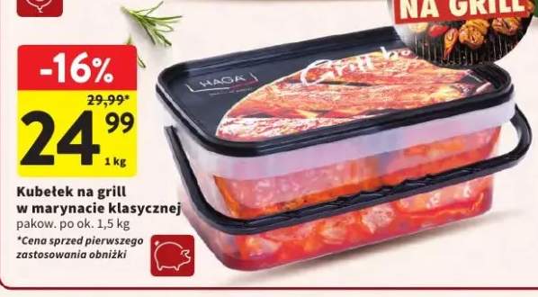 Kubełek na grill w marynacie klasycznej Haga
