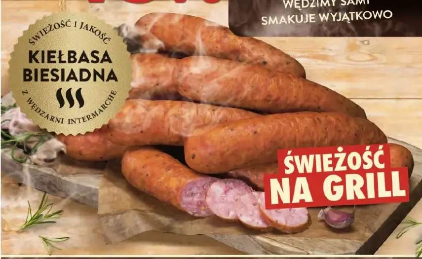 Kiełbasa biesiadna Z Wędzarni Intermarché