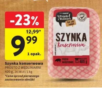 Szynka konserwowa Prosto z Wędliniarni