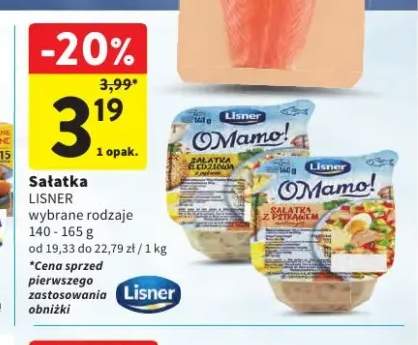 Sałatka śledziowa z jajkiem Lisner O!Mamo! +1 wariant