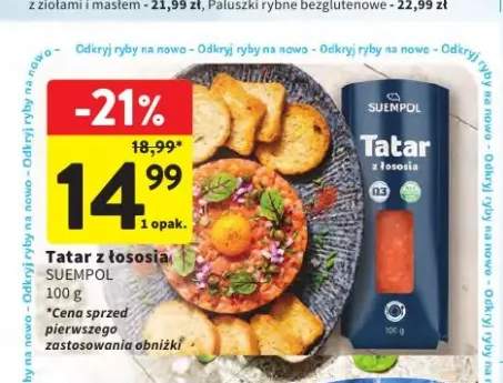 Tatar z łososia Suempol