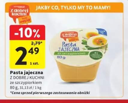Pasta jajeczna Z Dobrej Kuchni ze szczypiorkiem