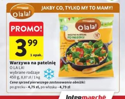 Warzywa na patelnię po grecku O la la! +1 wariant
