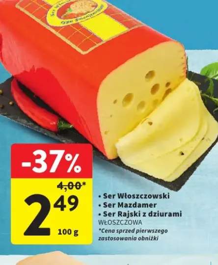 Ser żółty Mazdamer Włoszczowa +2 warianty