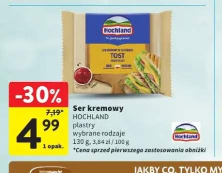 Ser topiony w plastrach Hochland Tost