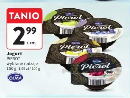 Jogurt Pierot gruszka +3 warianty