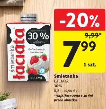 Śmietanka Łaciata 30%