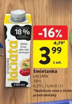 Śmietanka Łaciata 18%