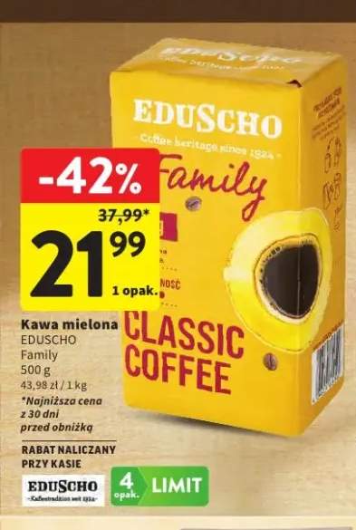 Kawa mielona Eduscho Family