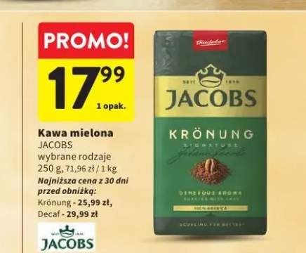 Kawa mielona Jacobs Krönung +1 wariant