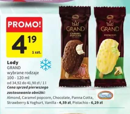 Lody Koral Grand Almond +6 wariantów