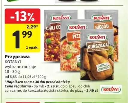 Przyprawa Kotányi do bigosu +4 warianty