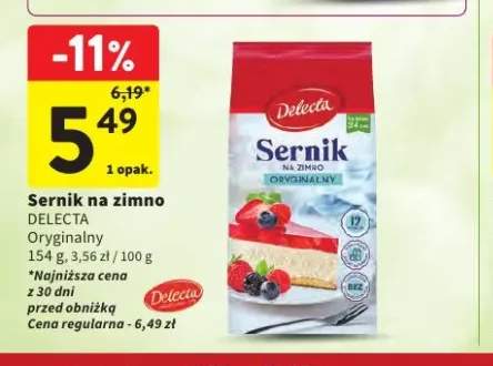 Sernik na zimno Delecta Oryginalny