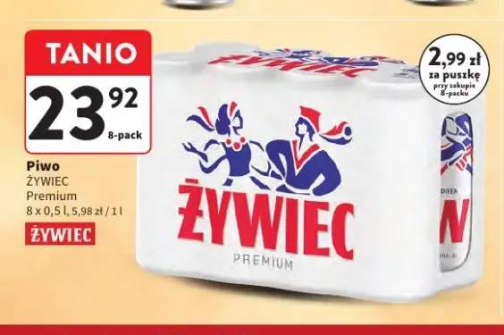 Piwo Żywiec Premium 8-pak