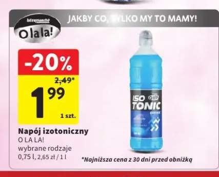 Napój izotoniczny O La La!