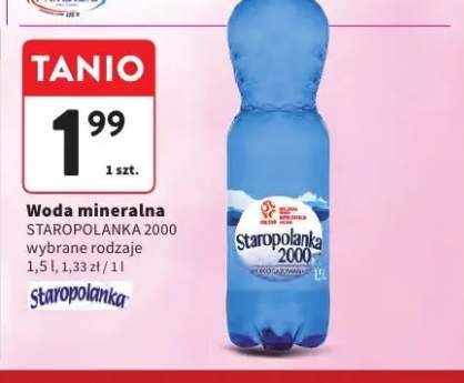 Woda mineralna Staropolanka 2000