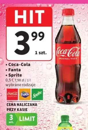 Napój gazowany Coca-Cola +2 warianty