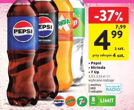 Napój gazowany Pepsi +3 warianty