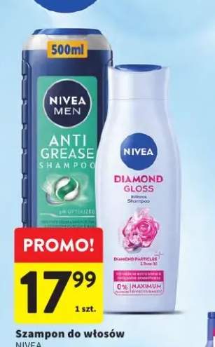 Szampon do włosów Nivea Men Anti Grease +1 wariant