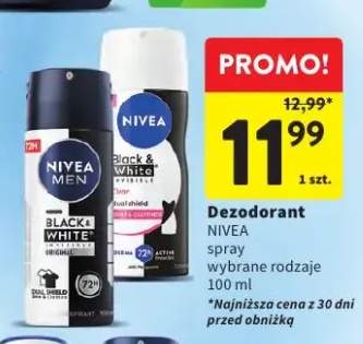 Dezodorant Nivea Men Black & White Invisible Ultimate Impact +1 wariant