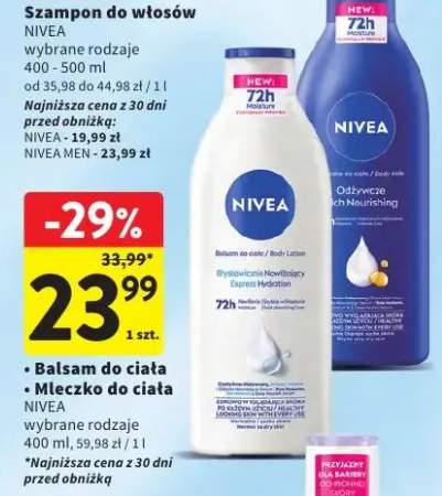 Balsam do ciała Nivea Express Hydration +1 wariant
