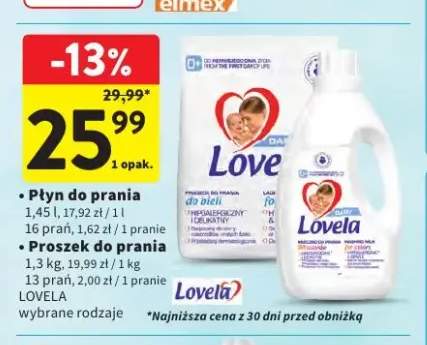 Płyn do prania Lovela Baby +1 wariant