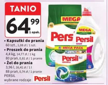 Kapsułki do prania Persil +2 warianty