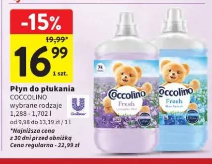 Płyn do płukania Coccolino Fresh Lavender Mint +1 wariant