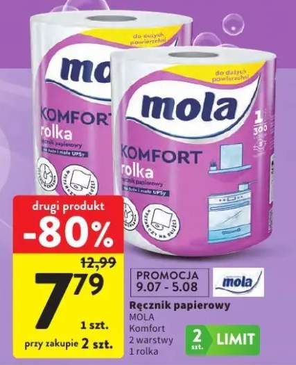 Ręcznik papierowy Mola Komfort 2-warstwowy